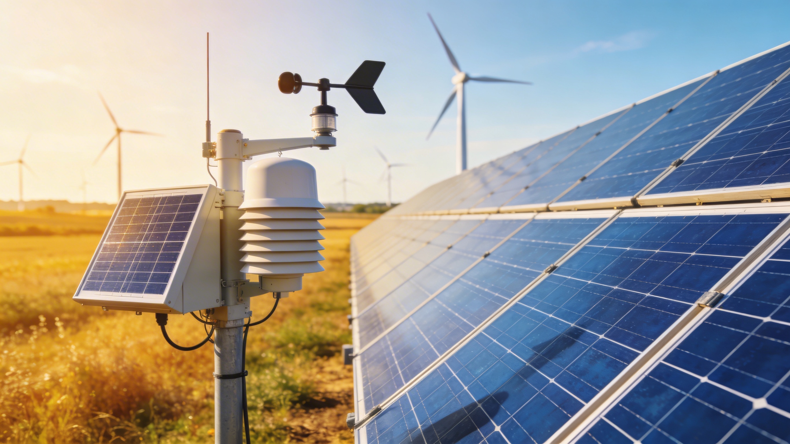 Estaciones Meteorológicas para Energía Solar y Eólica