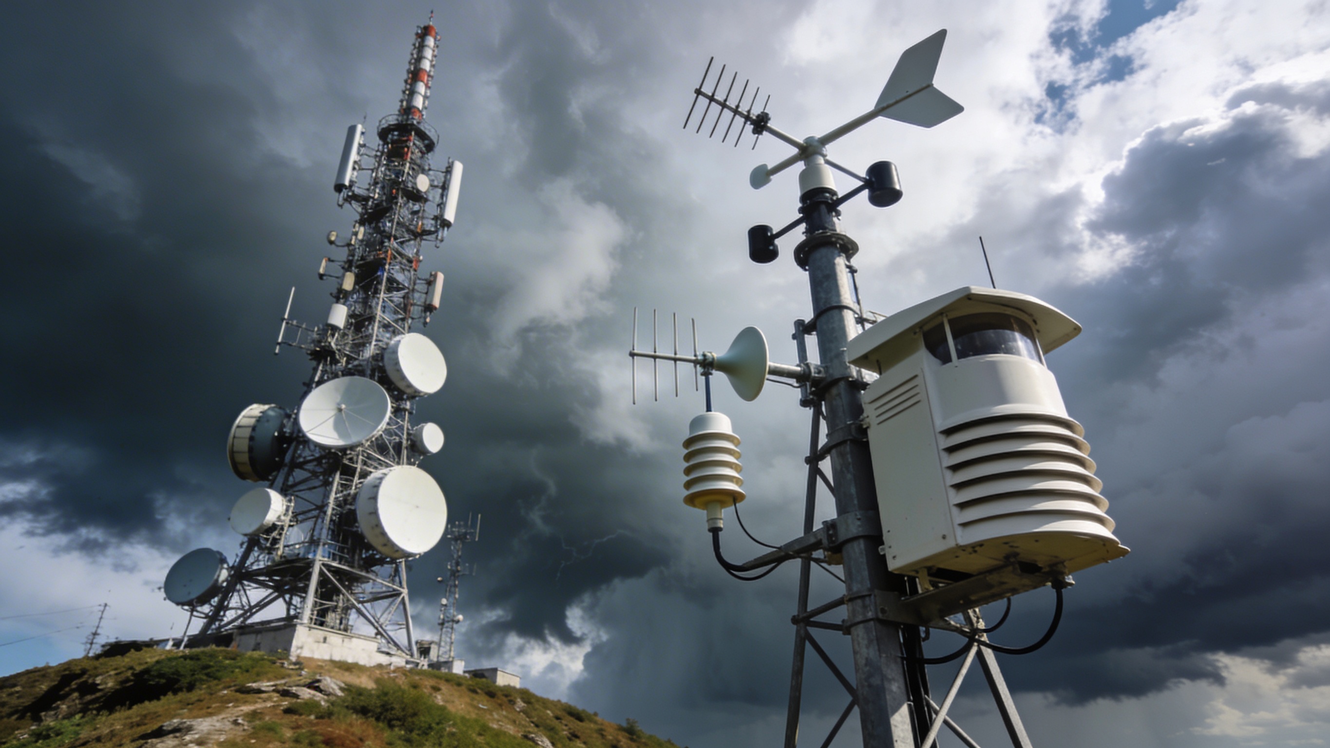 Estaciones Meteorológicas en Telecomunicaciones y Antenas